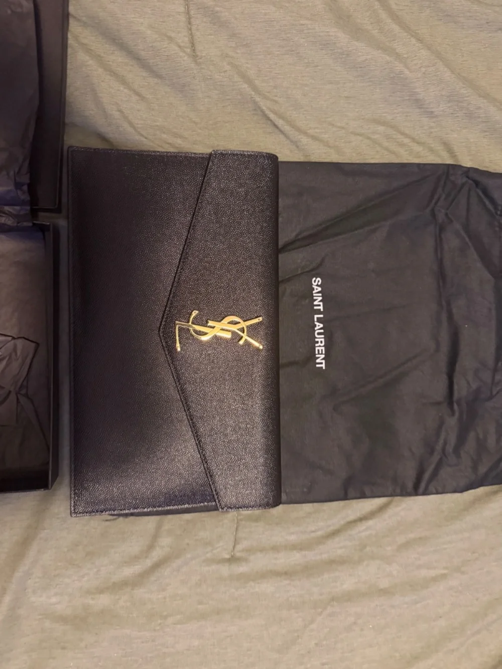 Authentic Saint Laurent Uptown Pouch - Picture 3 of 7